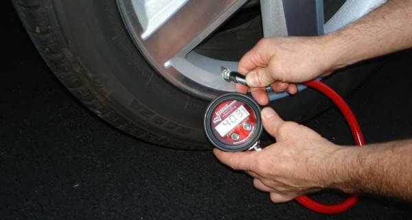 Check tyre pressure